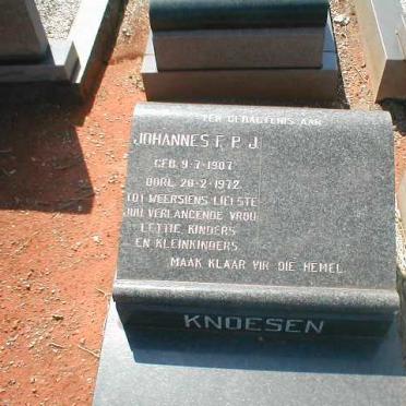 KNOESEN Johannes F.P.J. 1907-1972