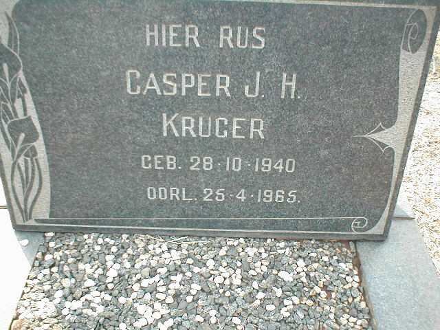 KRUGER Casper J.H. 1940-1965