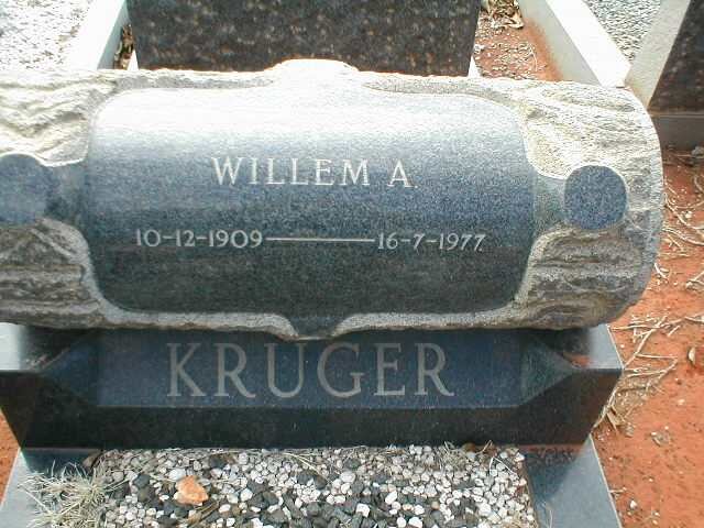 KRUGER Willem A. 1909-1977