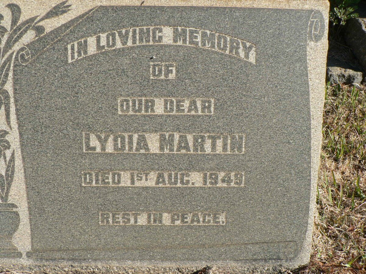 MARTIN Lydia -1949