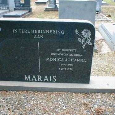 MARAIS Monica Johanna 1930-1986