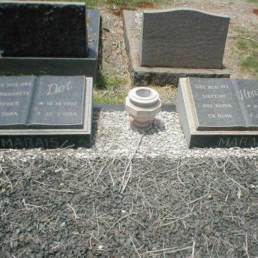 MARAIS Hennie 1900-1969 &amp; Dot 1907-1984