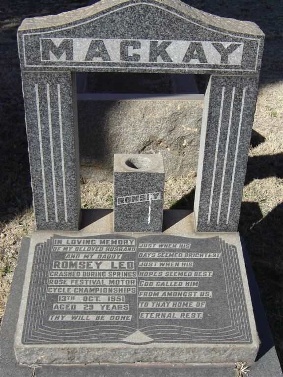 MACKAY Romsey Leo -1951