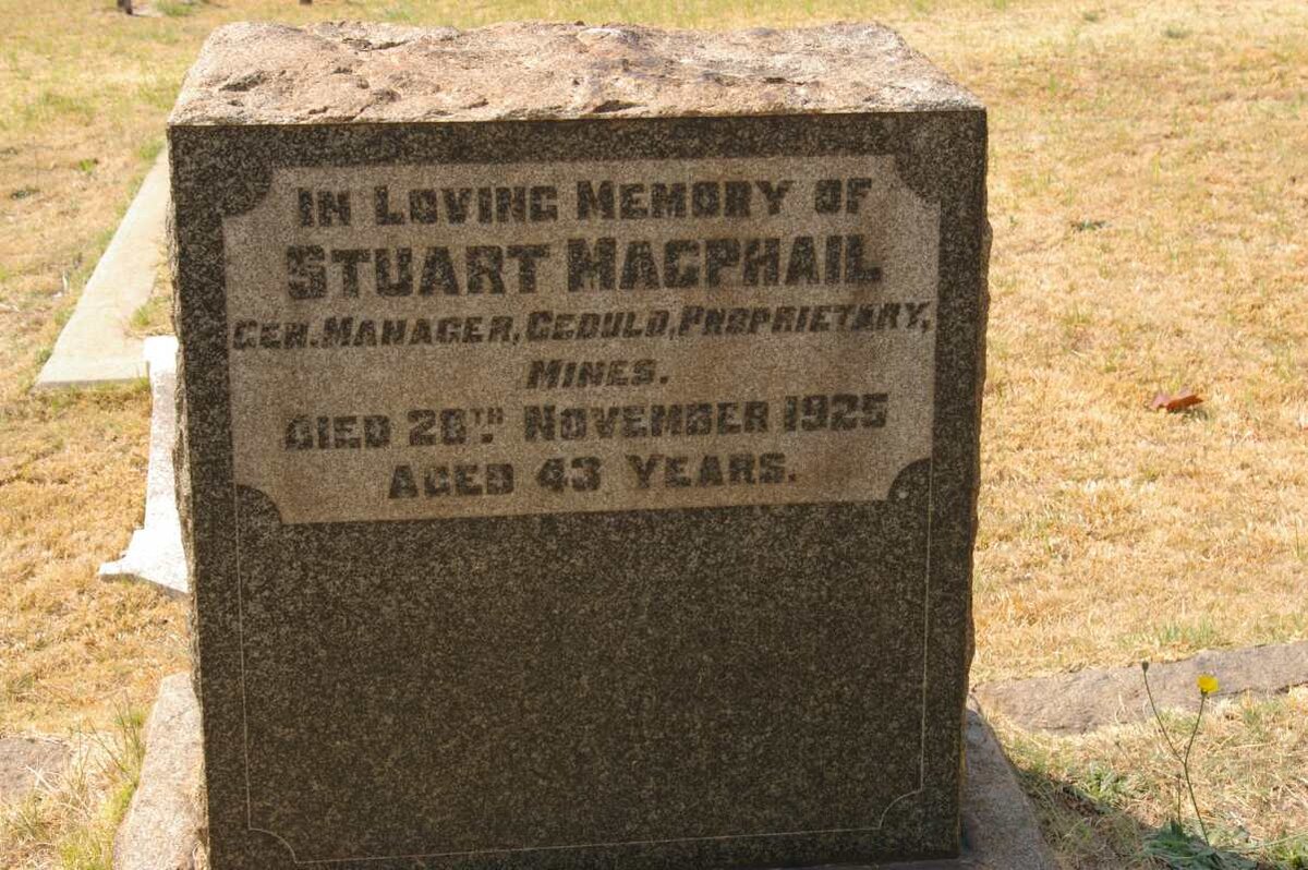 MACPHAIL Stuart -1925