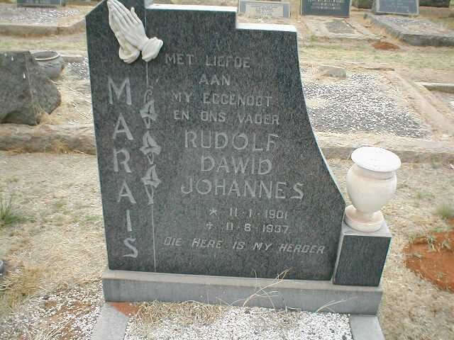 MARAIS Rudolf Dawid Johannes 1901-1937