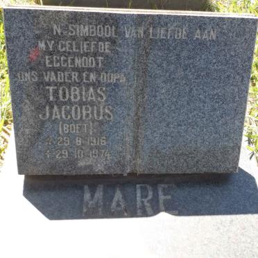 MARÉ Tobias Jacobus 1916-1974 &amp; Hantie 1922-2008