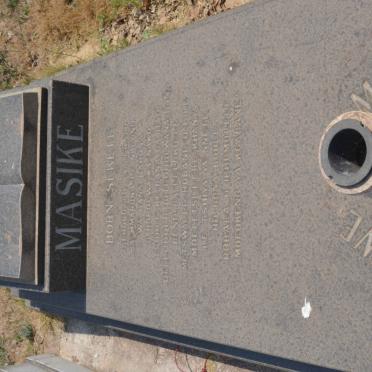 MASIKE Mankwe Maria nee SEKETE 1907-1995