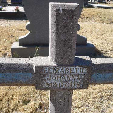 MARCUS Elizabeth Johanna 1936-1993