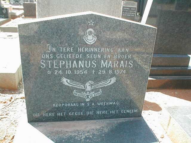 MARAIS Stephanus 1954-1974