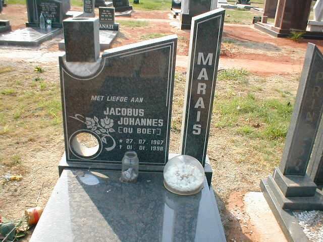 MARAIS Jacobus Johannes 1967-1998