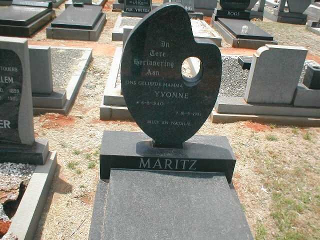 MARITZ Yvonne 1940-1981