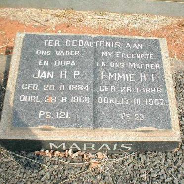 MARAIS Jan H.P. 1884-1968 &amp; Emmie H.E. 1888-1967