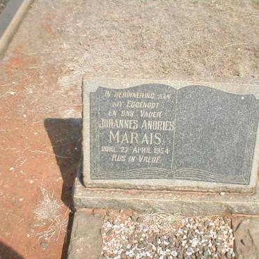 MARAIS Johannes Andries -1954
