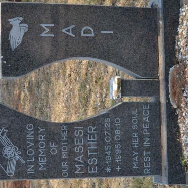 MADI Masesi Esther 1945-1995
