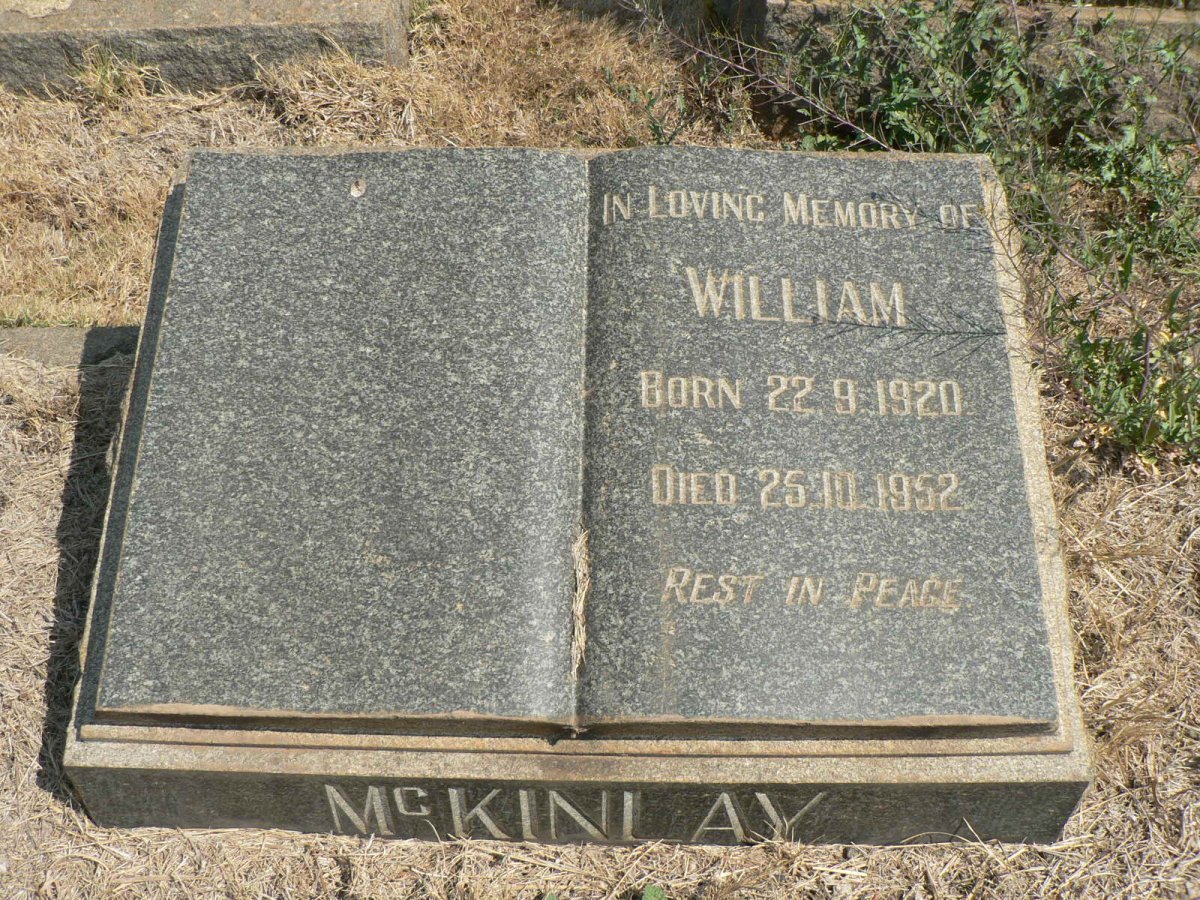 McKINLAY William 1920-1952