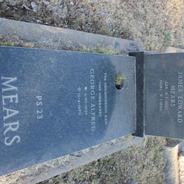 MEARS James Edward 1900-1930 :: MEARS George Alfred 1926-1979