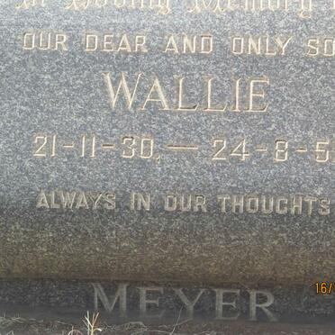 MEYER Wallie 1930-1951