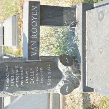 MEYER Izak 1923-2013 :: VAN ROOYEN Dolly 1932-1985 