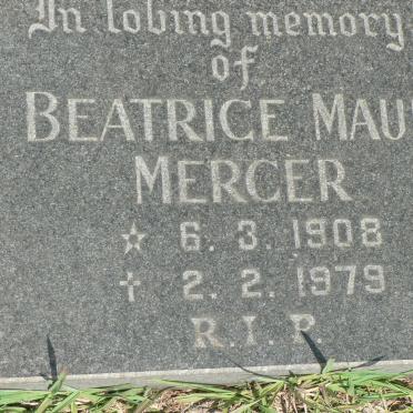MERCER Beatrice Maud 1908-1979