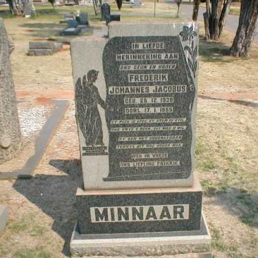 MINNAAR Frederik Johannes Jacobus 1939-1955