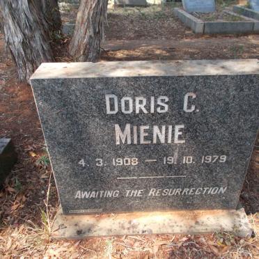 MIENIE Doris C. 1908-1979