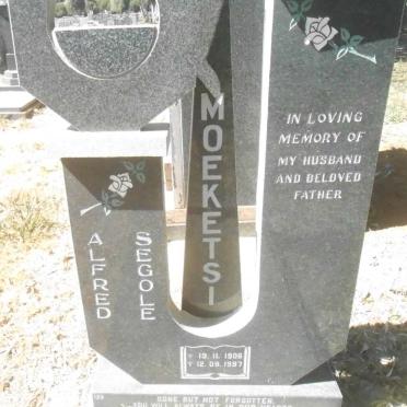 MOEKETSI Alfred Segole 1906-1997
