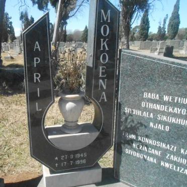 MOKOENA April 1945-1996
