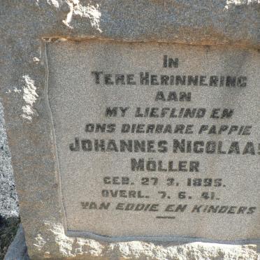 MÖLLER Johannes Nicolaas 1895-1941 &amp; Aletta J.P. 1897-1961