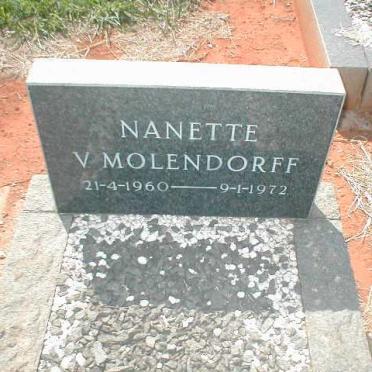 MOLENDORFF Nanette, v. 1960-1972