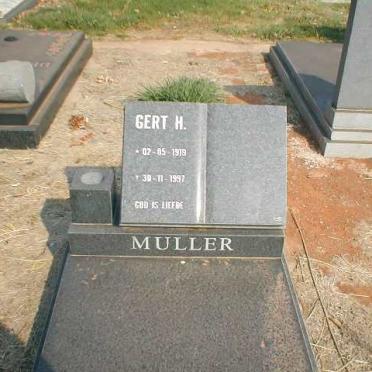 MULLER Gert H. 1919-1997