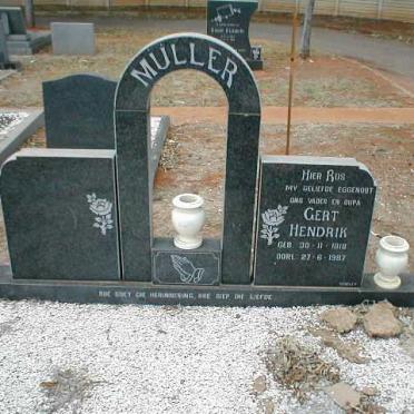 MÜLLER Gert Hendrik 1918-1987