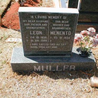 MULLER Leon 1936-1999 &amp; Menento 1934-
