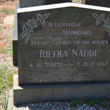 NAUDE Riefka 1933-1957