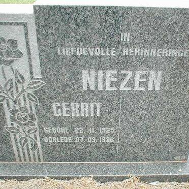 NIEZEN Gerrit 1925-1996
