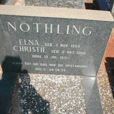 NÖTHLING Elna 1956-1971 ::  NÖTHLING Christie 1966-1971