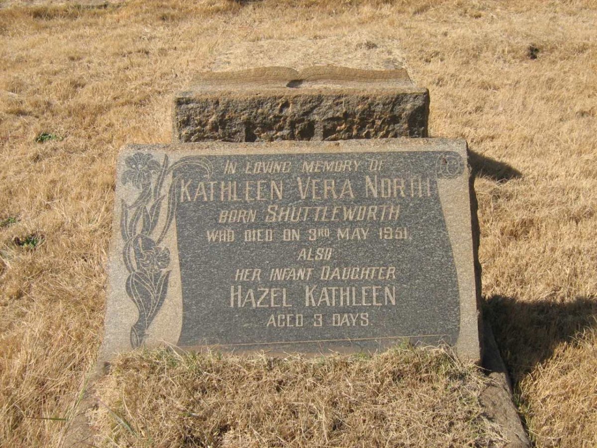 NORTH Kathleen Vera nee SHUTTLEWORTH -1951 :: NORTH Hazel Kathleen