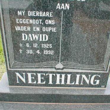 NEETHLING Dawid 1925-1992