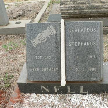 NELL Gerhardus Stephanus 1917-1980 &amp; Anna Susanna Cornelia 1924-2015