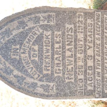 NEWLANDS Renwick Charles -1929