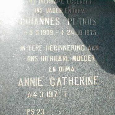 NEL Johannes Petrus 1909-1975 &amp; Annie Catherine 1917-