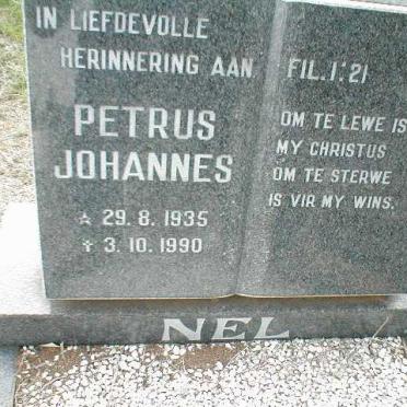 NEL Petrus Johannes 1935-1990