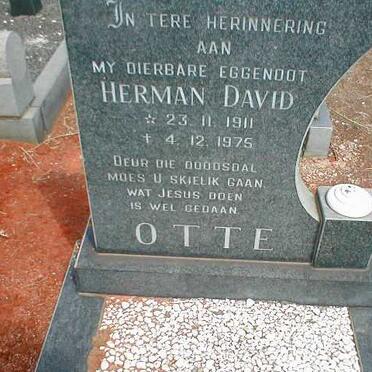 OTTE Herman David 1911-1975