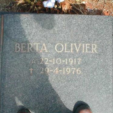 OLIVIER Berta 1917-1976