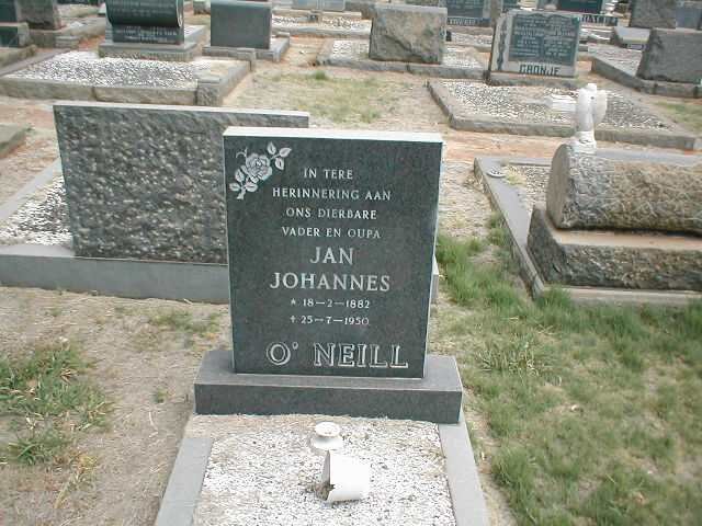O'NEILL Jan Johannes 1882-1950