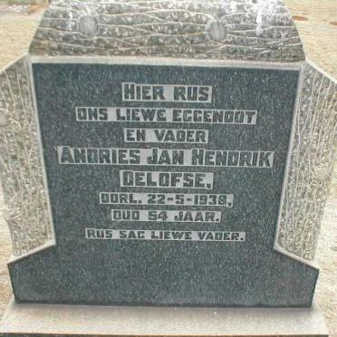 OELOFSE Andries Jan Hendrik -1938