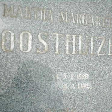 OOSTHUIZEN Martha Margaretha 1926 - 1994