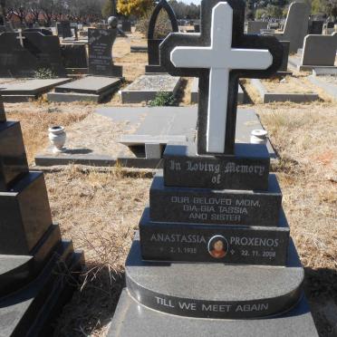 PROXENOS Anastassia 1935-2008
