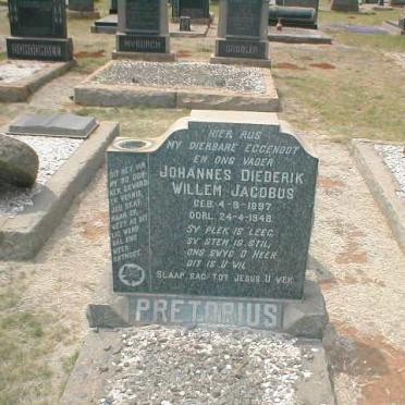 PRETORIUS Johannes Diederik Willem Jacobus 1897-1948