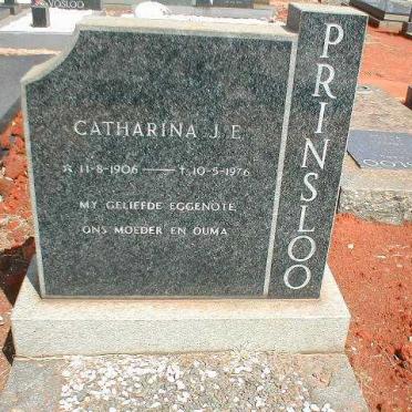 PRINSLOO Catharina J.E. 1906-1976