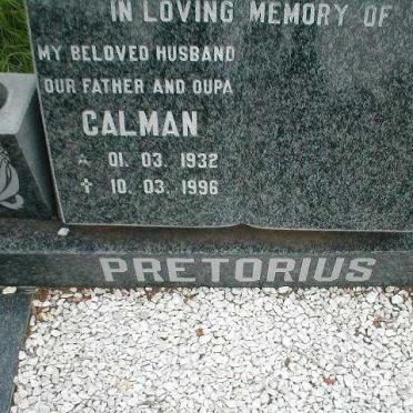 PRETORIUS Calman 1932-1996